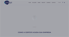 Desktop Screenshot of certsys.com.br